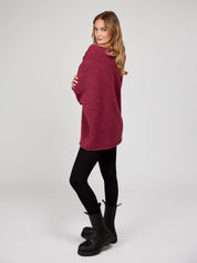 Strickpullover MIMI burgundy
