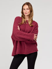 Strickpullover MIMI burgundy