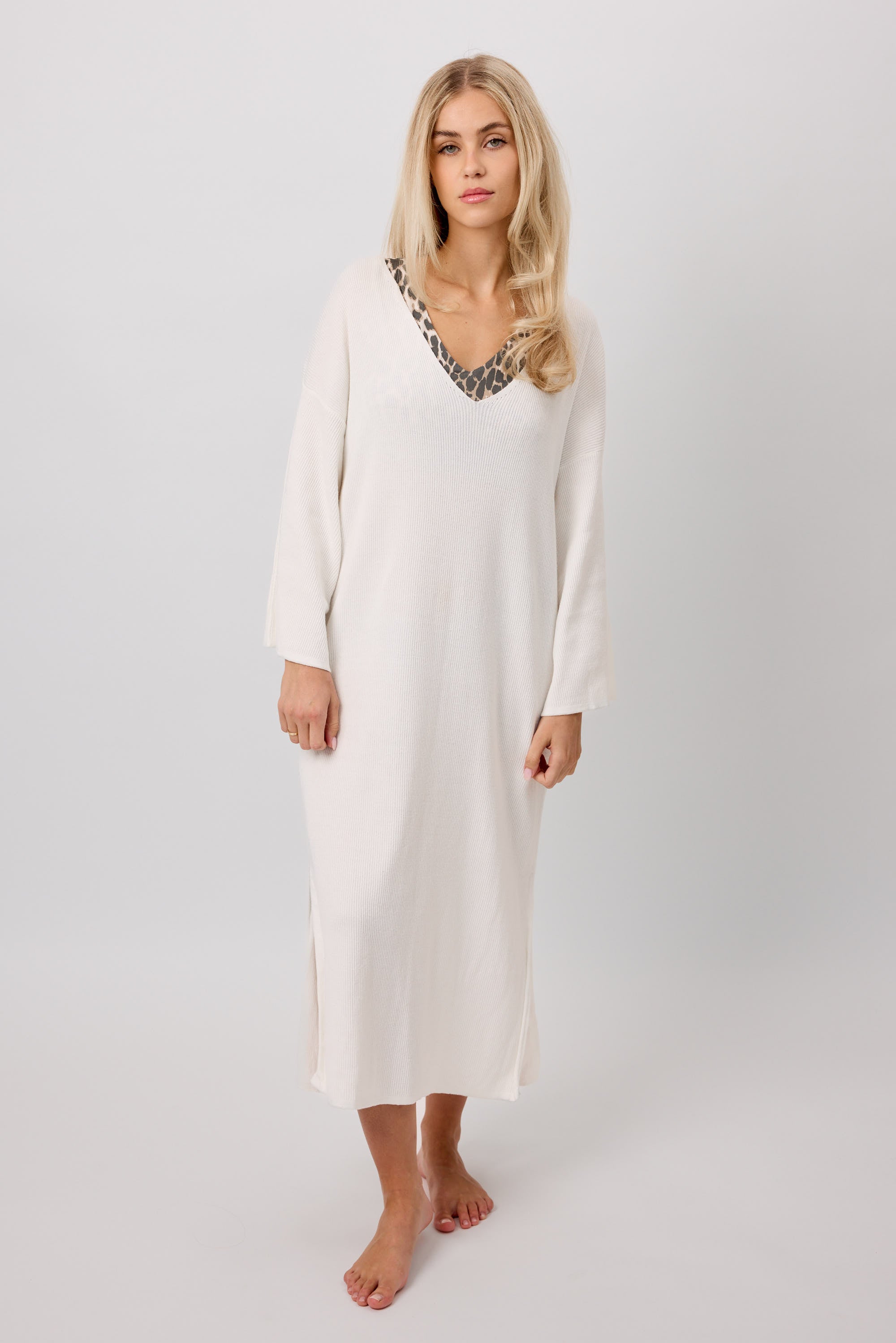 Strickkleid MAURA off-white