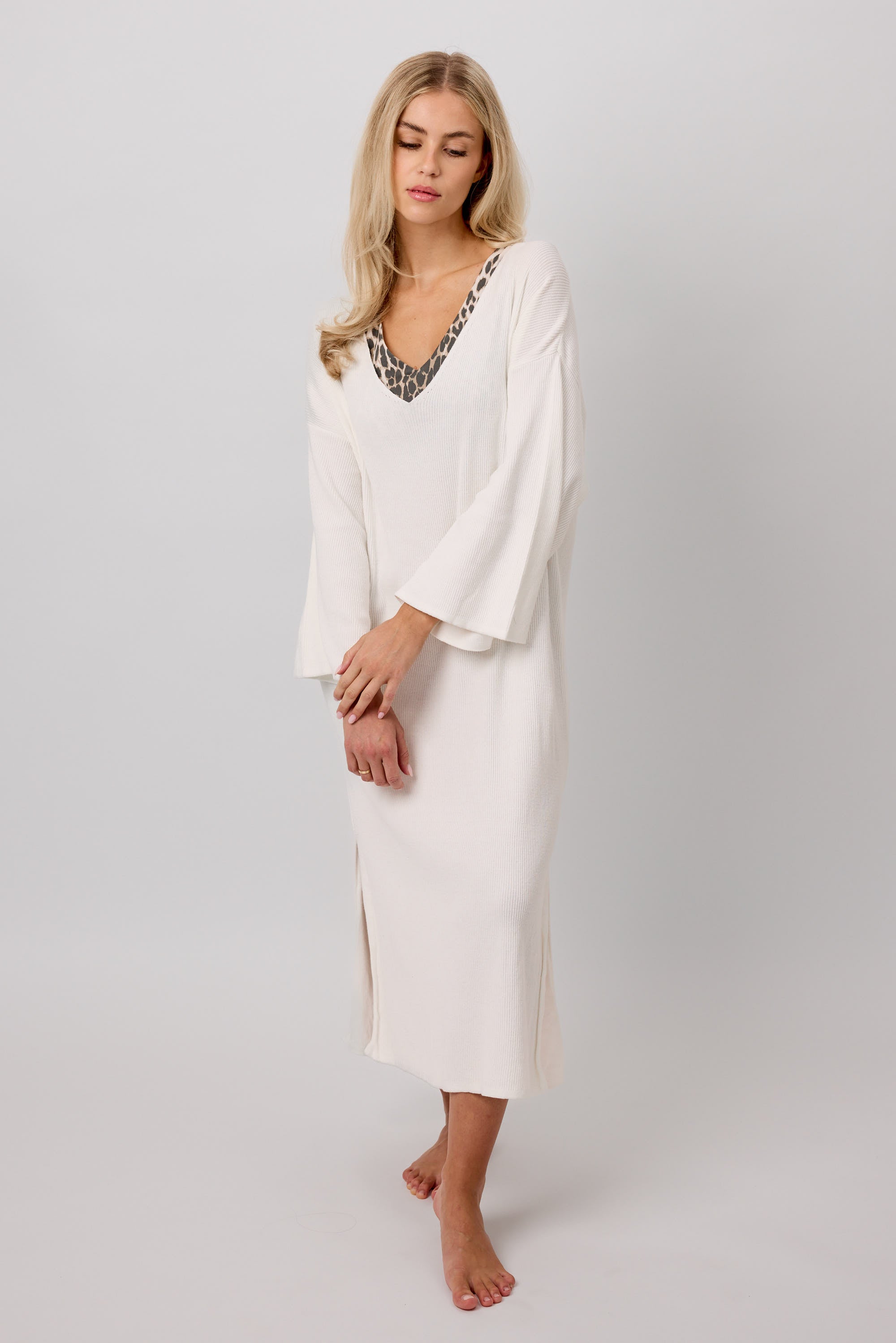 Strickkleid MAURA off-white