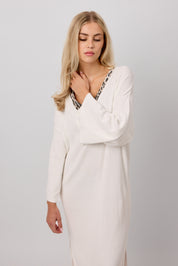 Strickkleid MAURA off-white