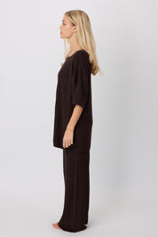 Strickhose ANOUK dark brown