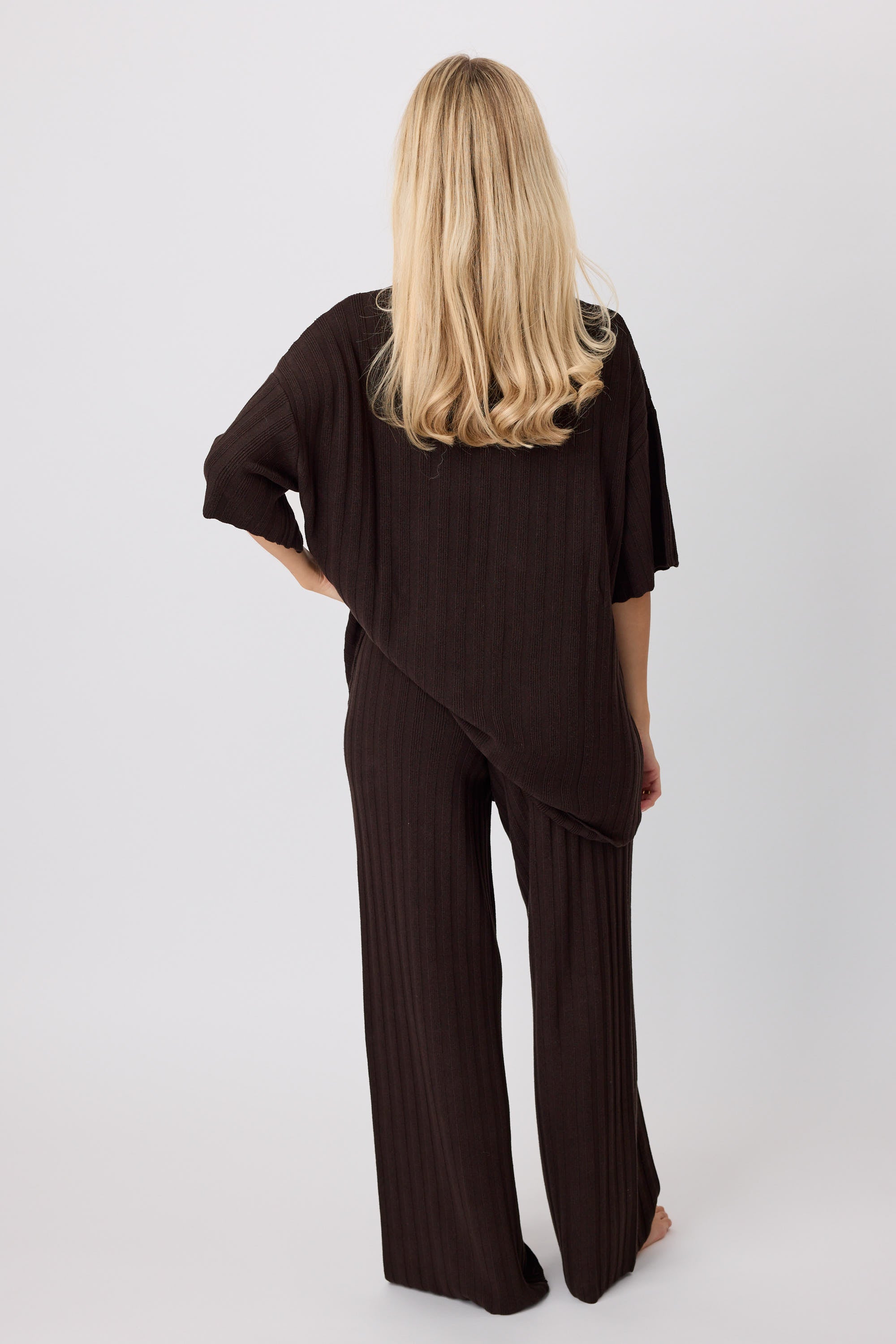 Strickhose ANOUK dark brown