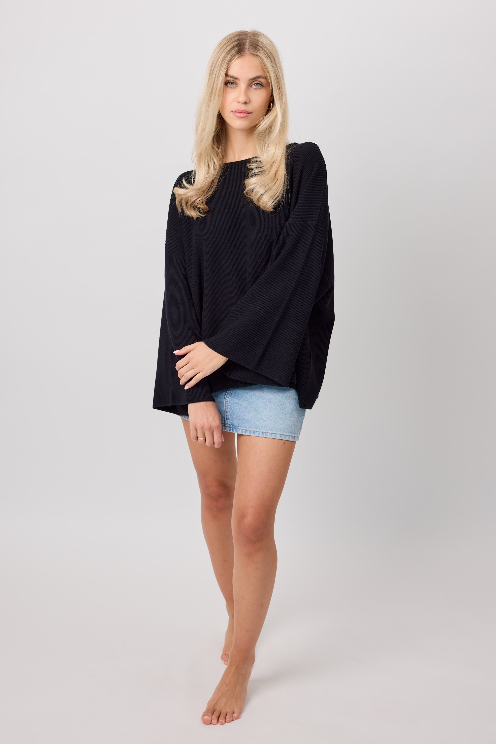 Strickpullover CARLA black