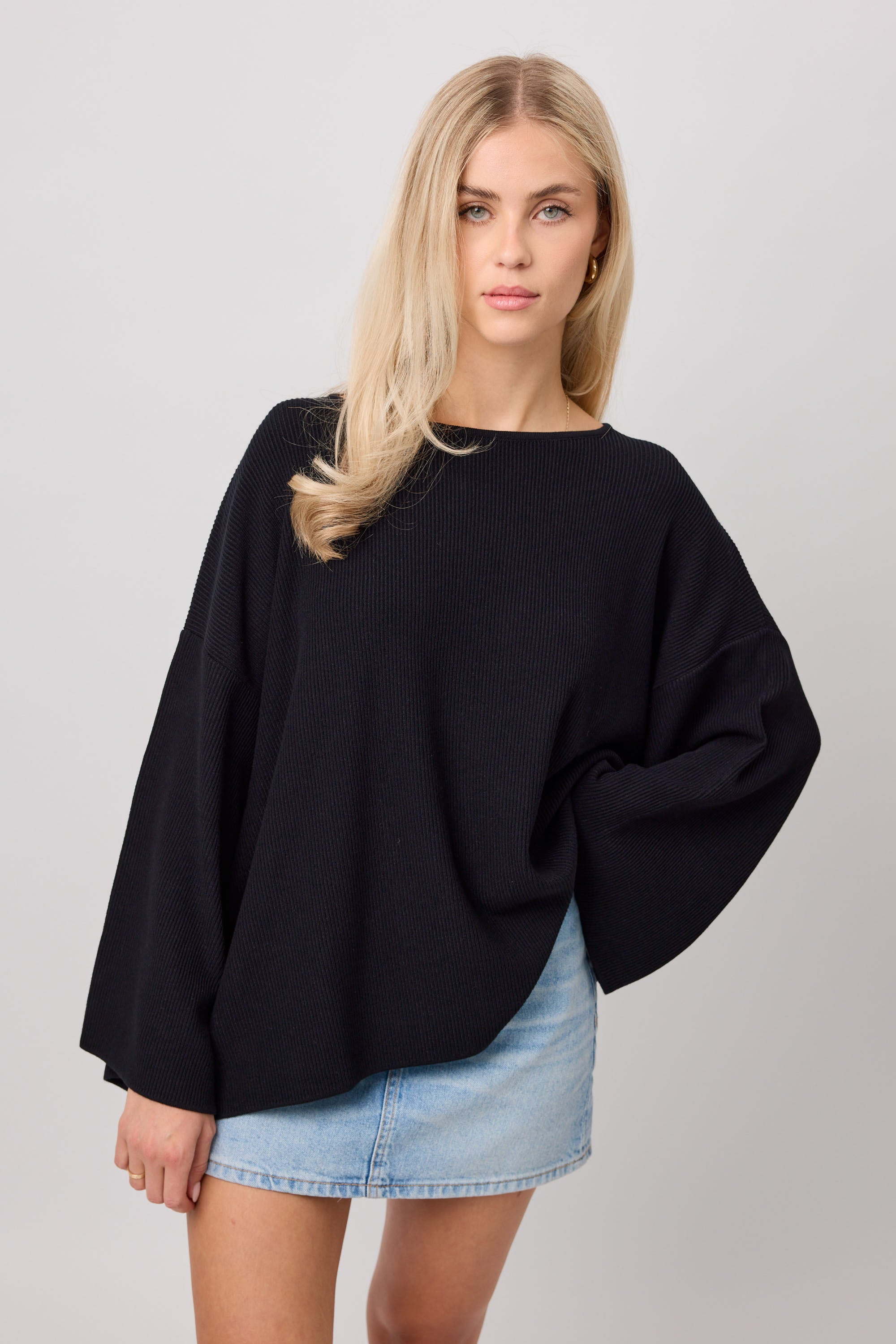 Strickpullover CARLA black