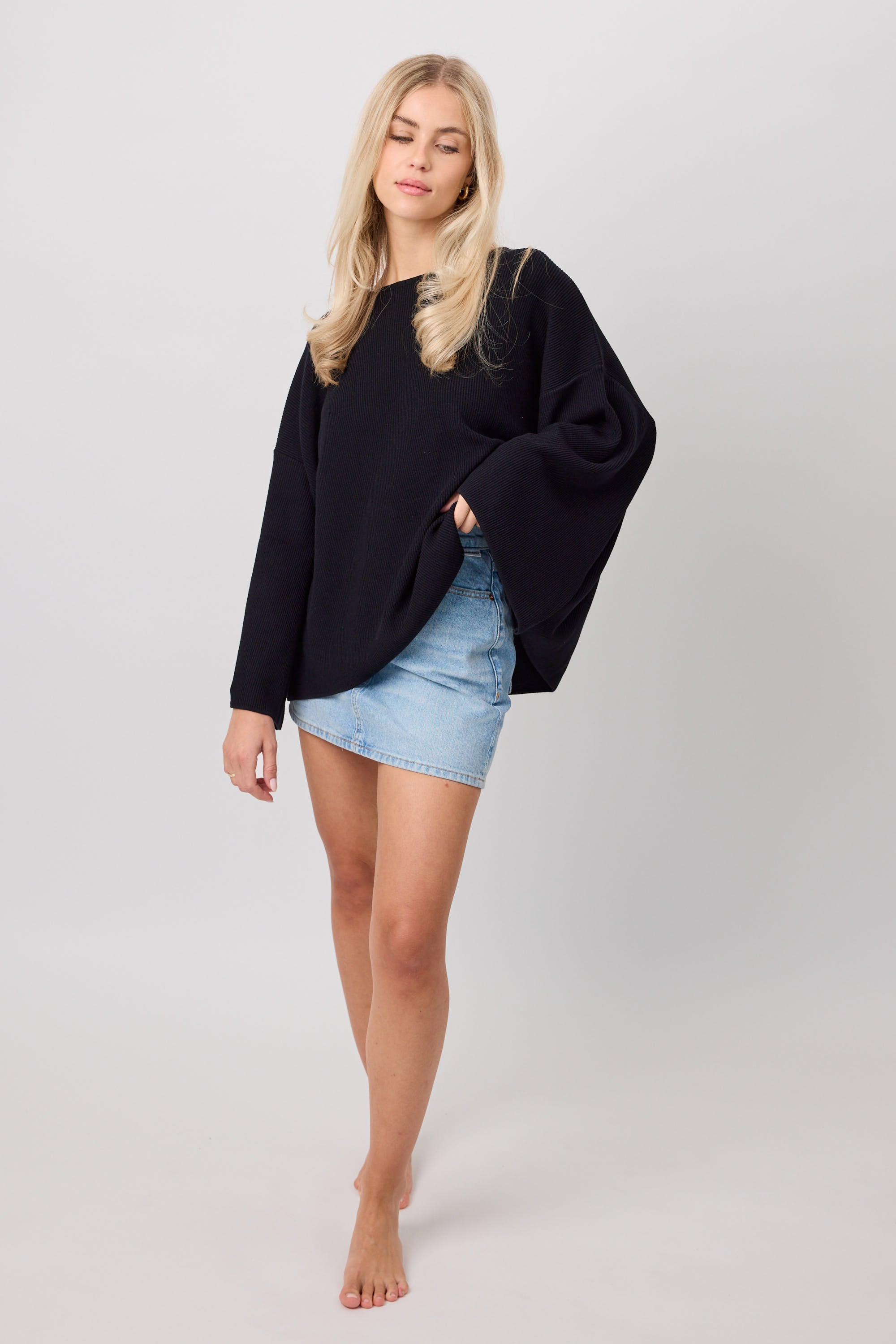 Strickpullover CARLA black