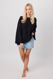 Strickpullover CARLA black