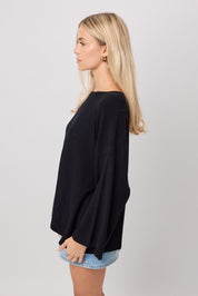 Strickpullover CARLA black