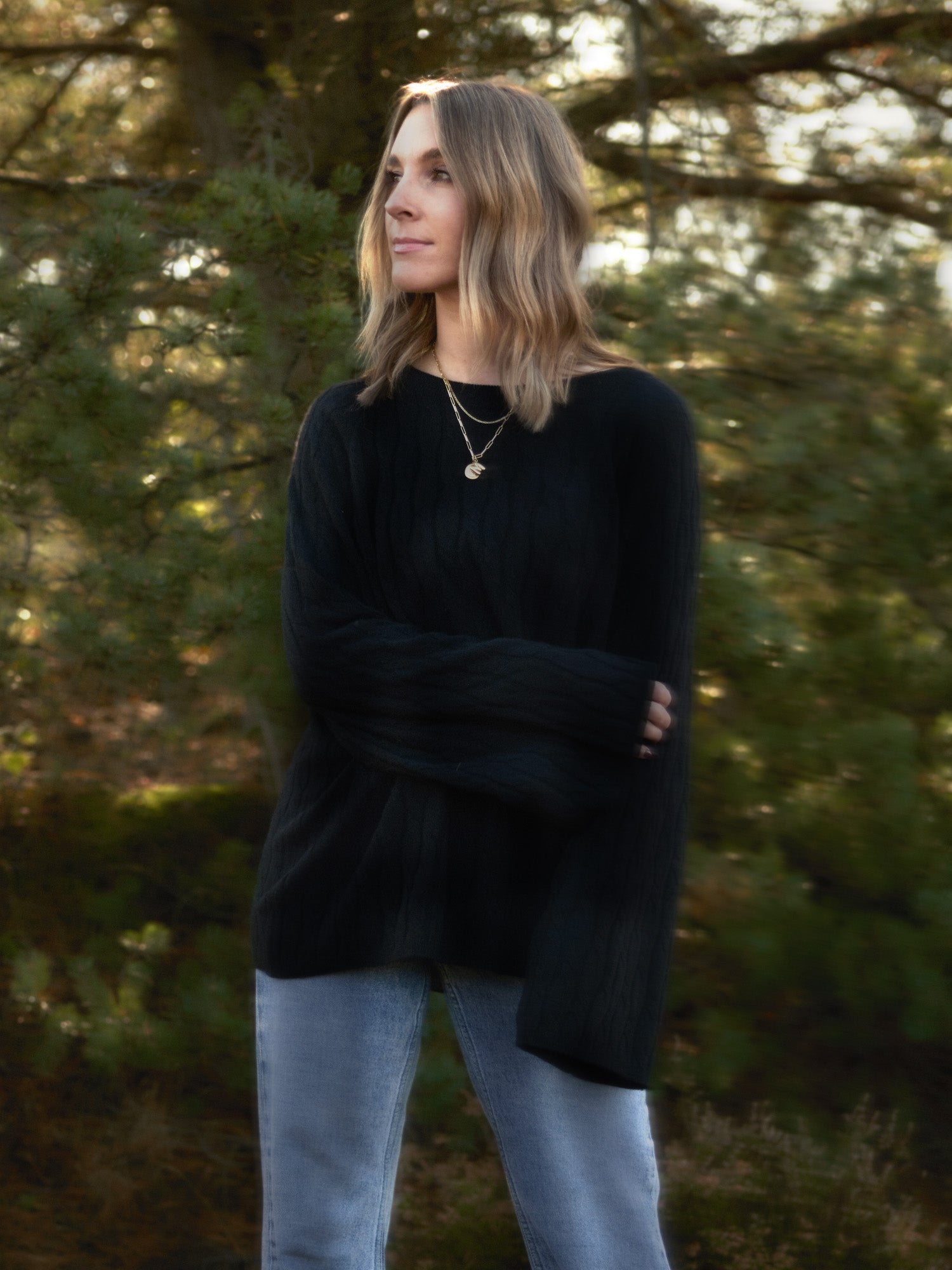 Strickpullover MILA black