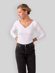 Longsleeve GABY white