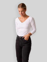 Longsleeve GABY white