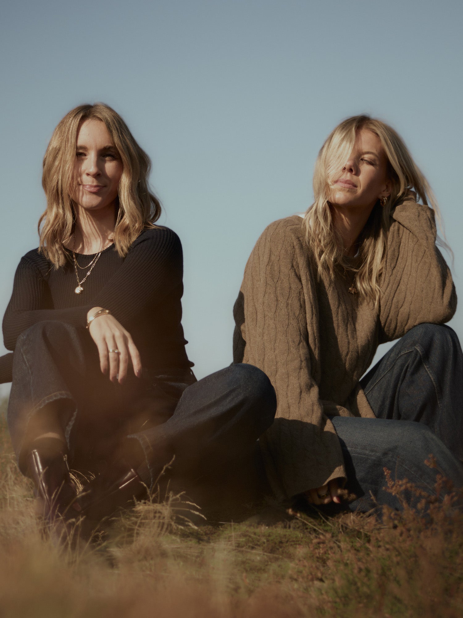 Strickpullover MILA brown melange