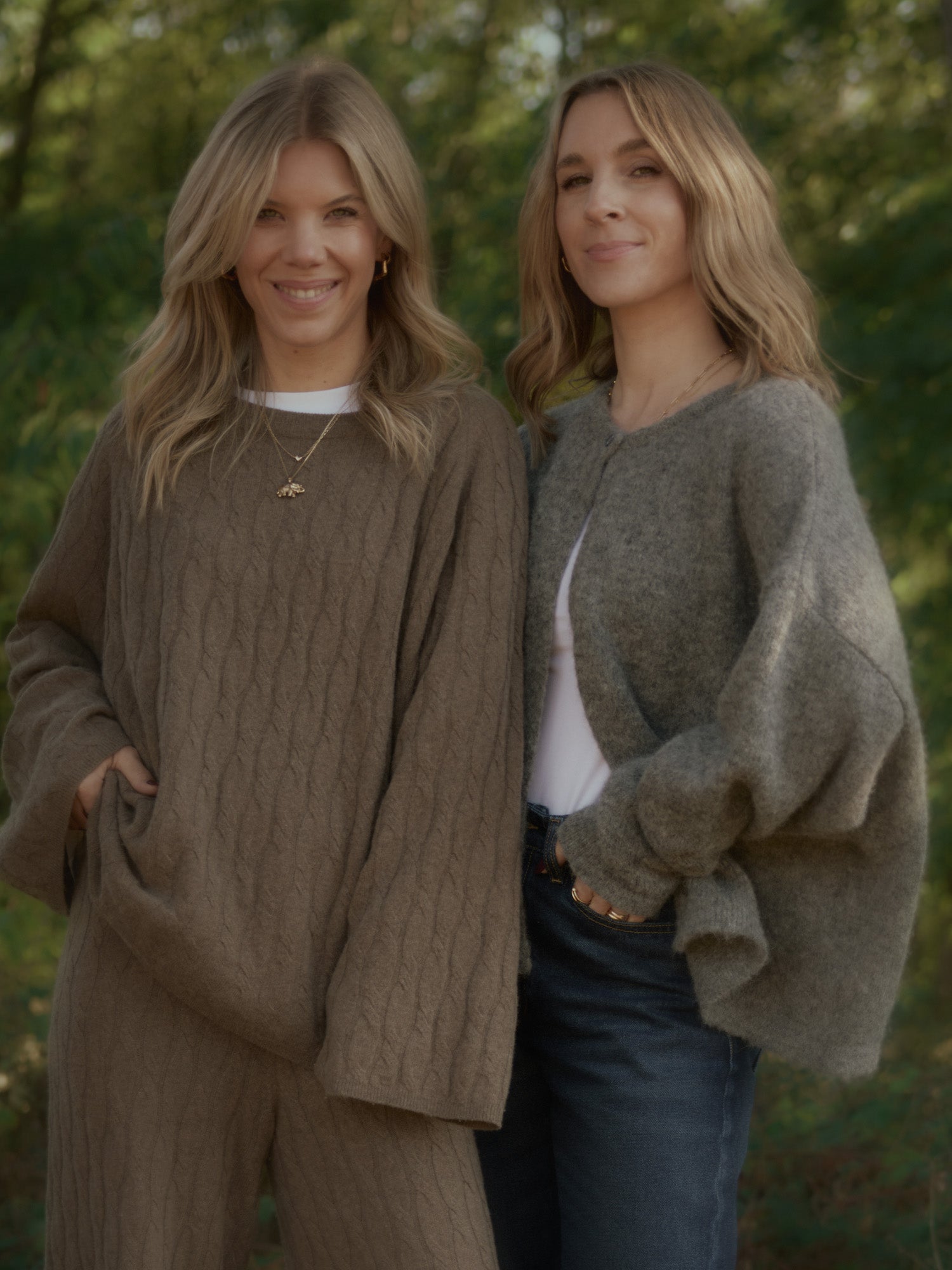 Strickpullover MILA brown melange