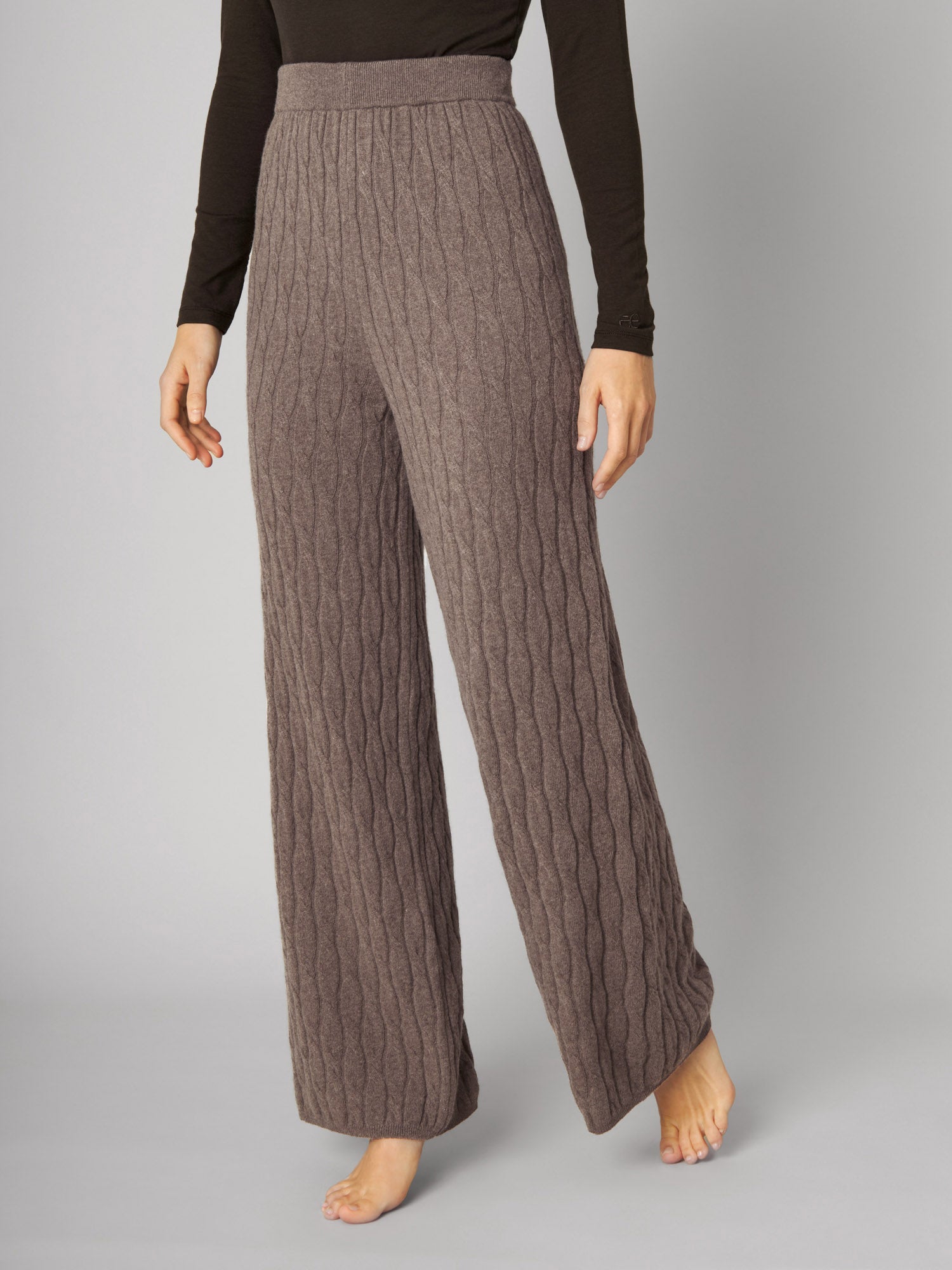 Strickhose MARLI brown melange