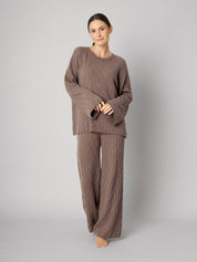 Strickhose MARLI brown melange