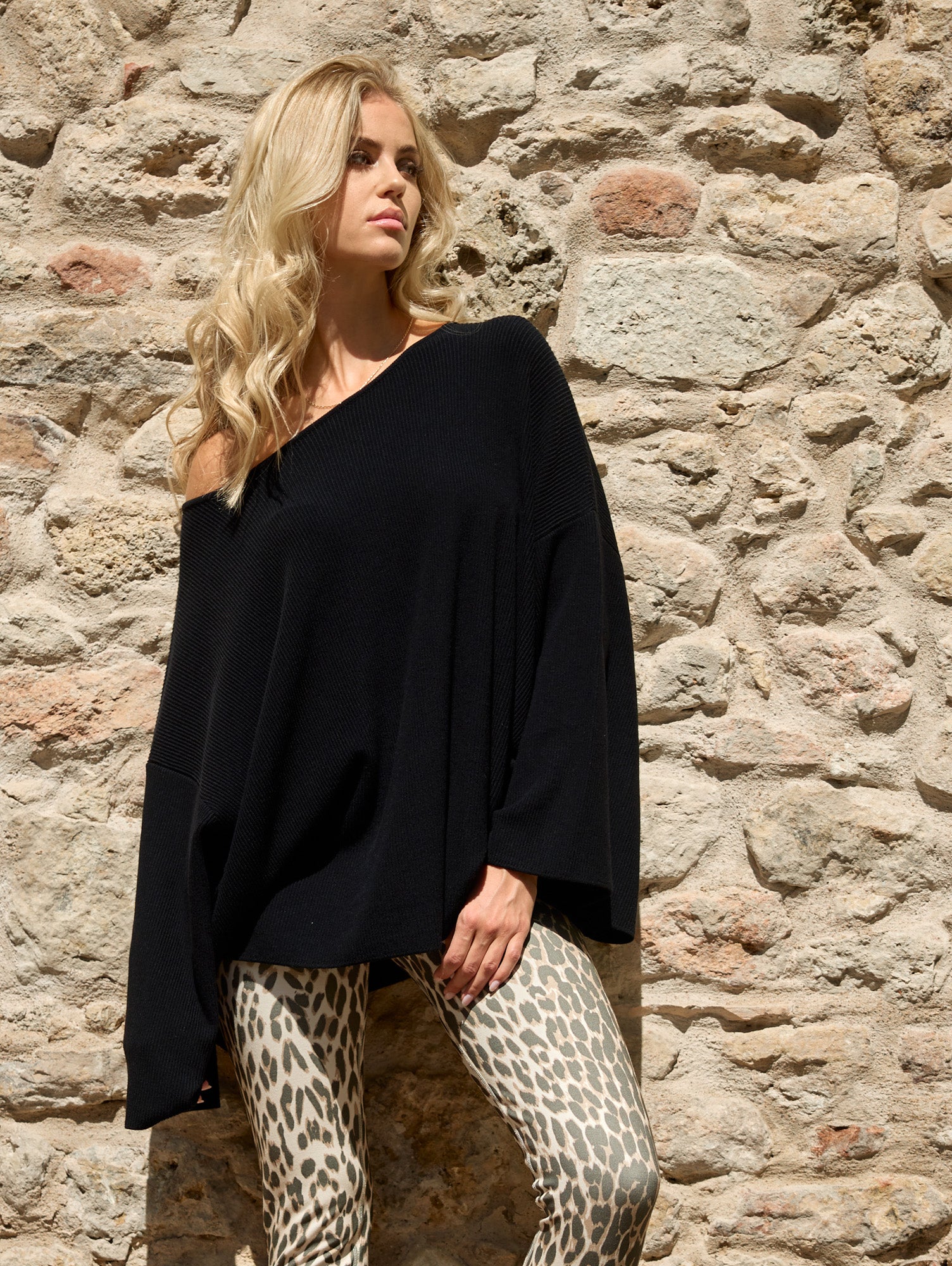 Strickpullover CARLA black