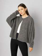 Strickjacke FRIDA anthrazite