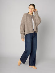 Strickjacke FRIDA sandy beige