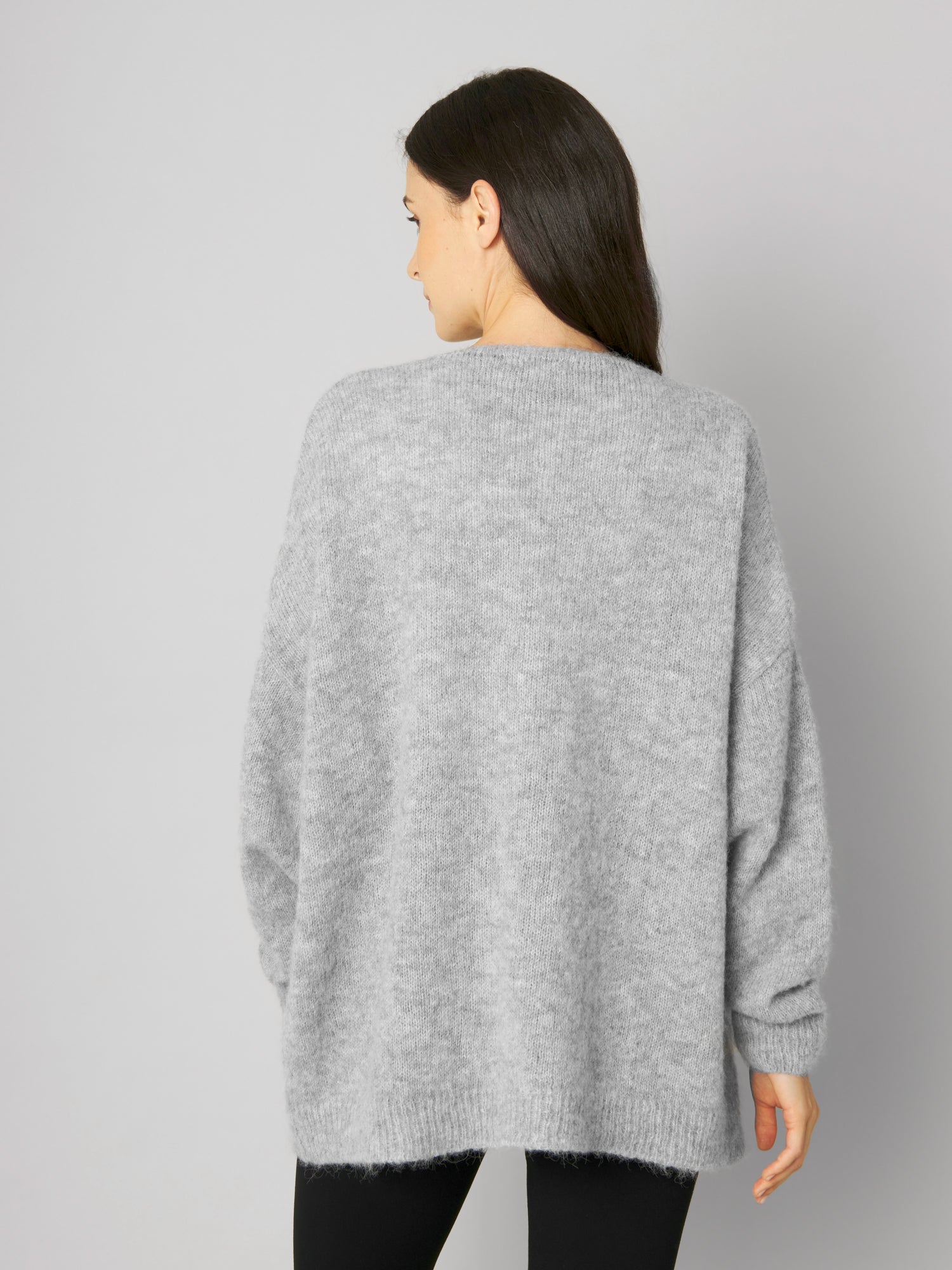 Strickjacke JESSY cosy grey