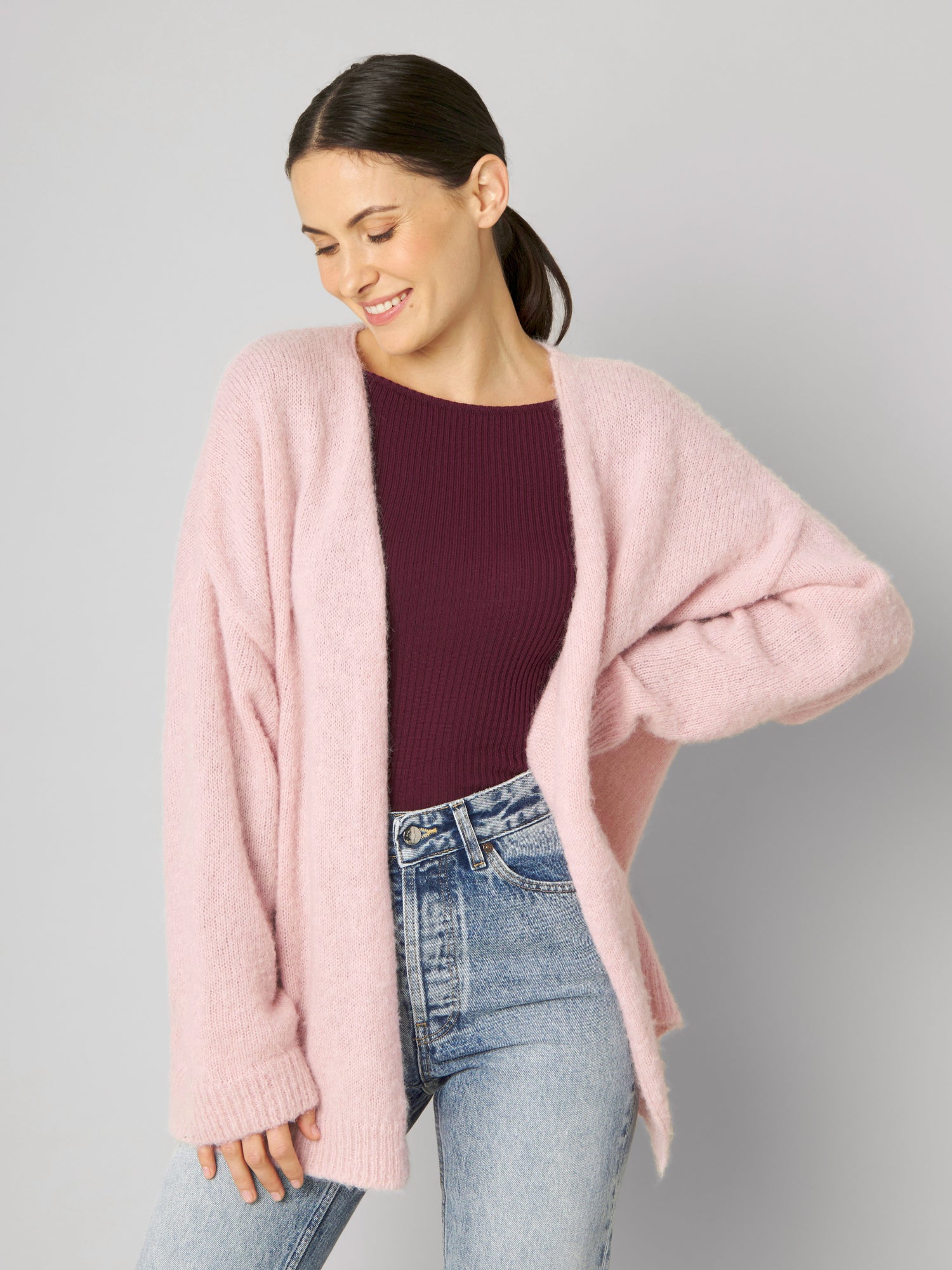Strickjacke JESSY light rose