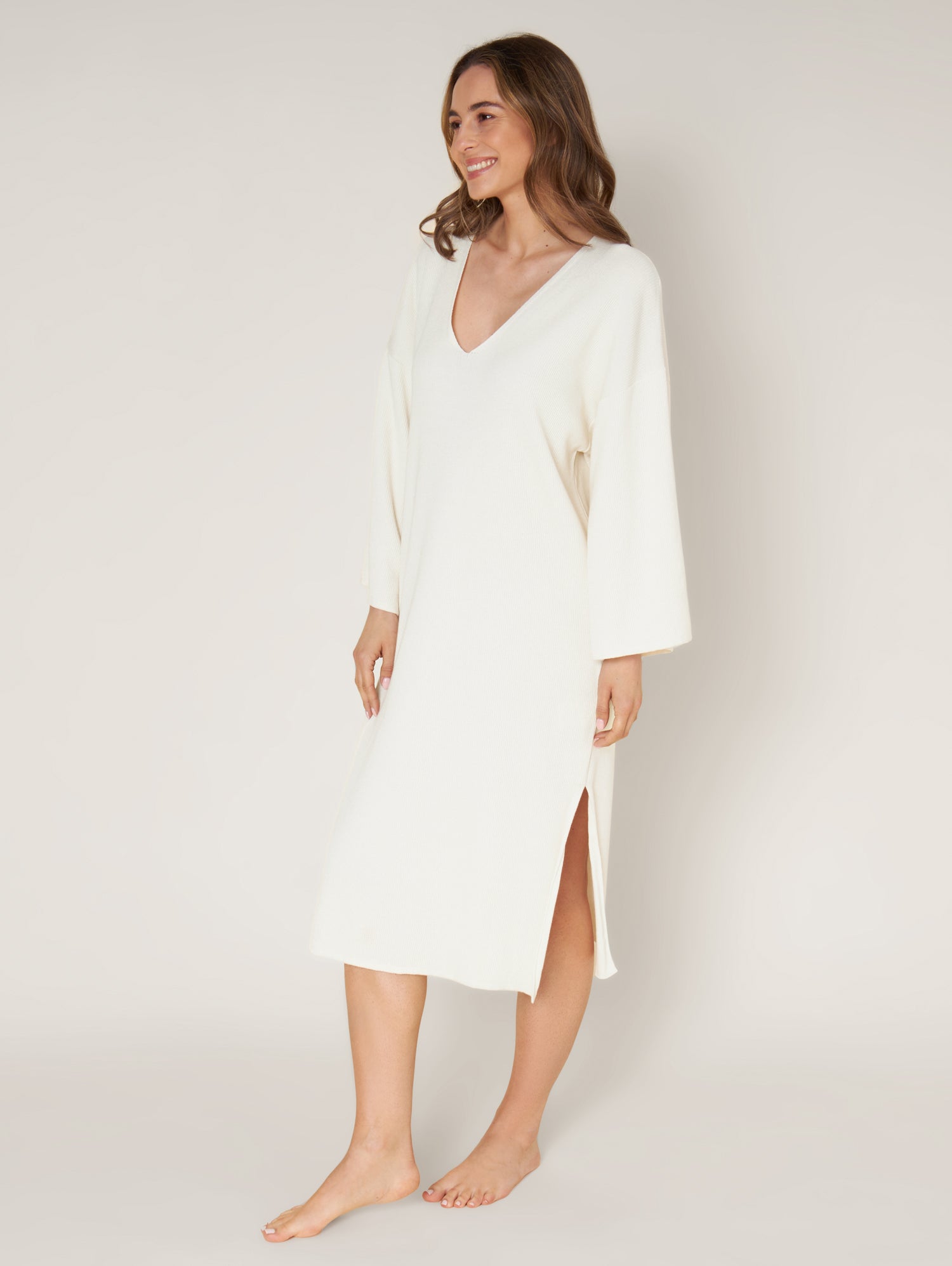 Strickkleid MAURA off-white