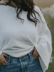 Strickpullover CARLA off-white