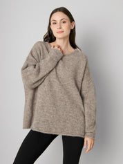 Strickpullover MIMI sandy beige