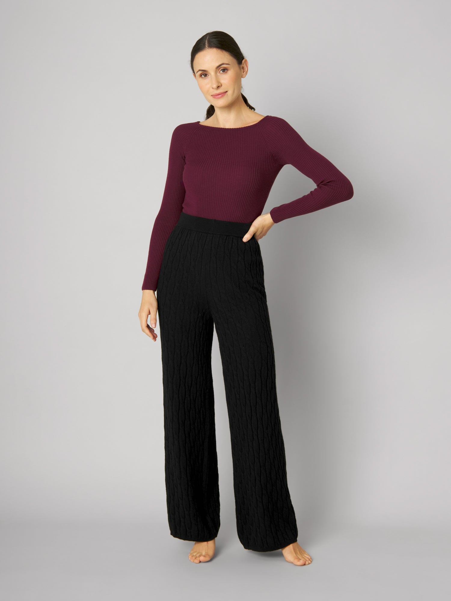 Strickhose MARLI black