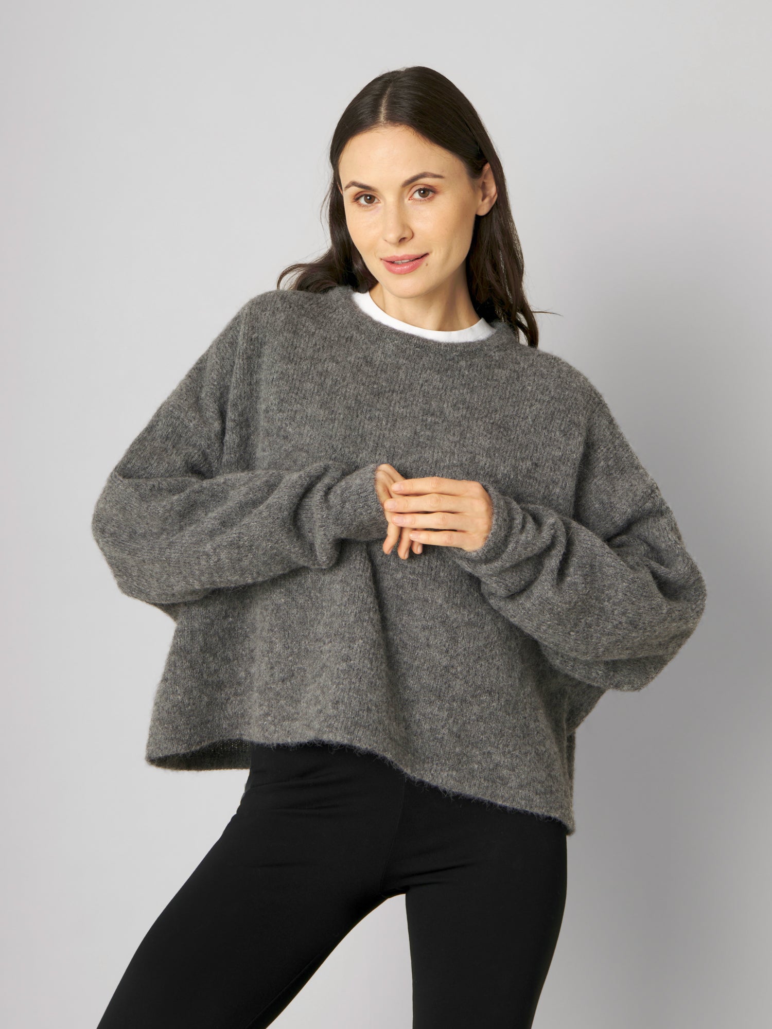 Strickpullover IRA anthrazite