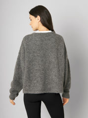 Strickpullover IRA anthrazite