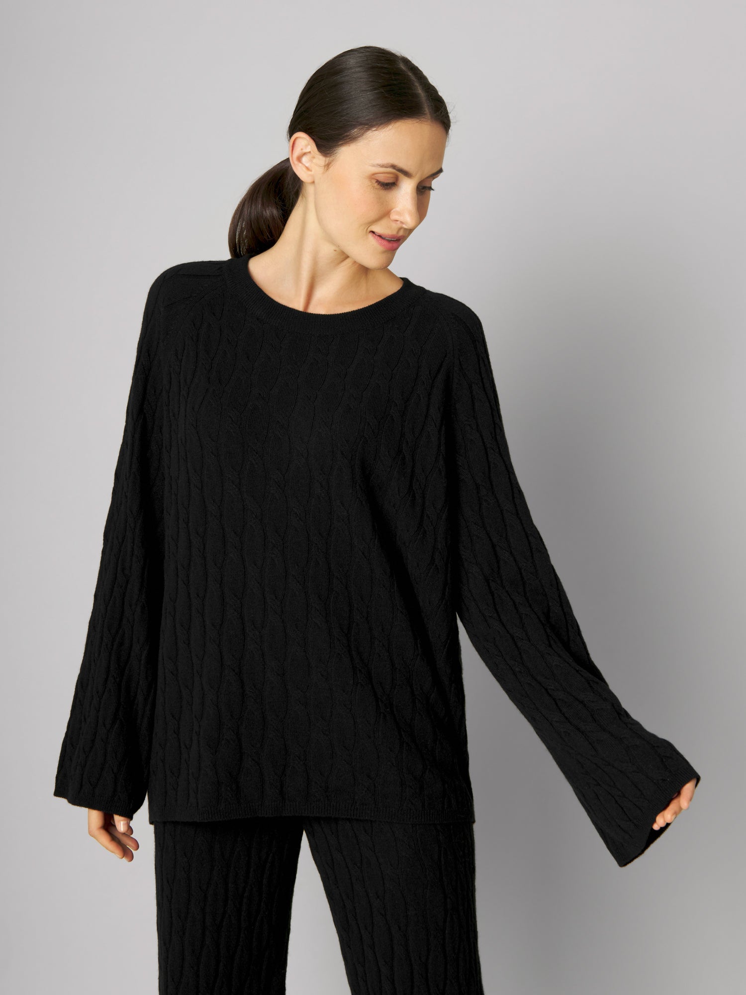 Strickpullover MILA black