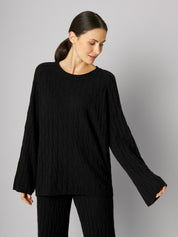 Strickpullover MILA black