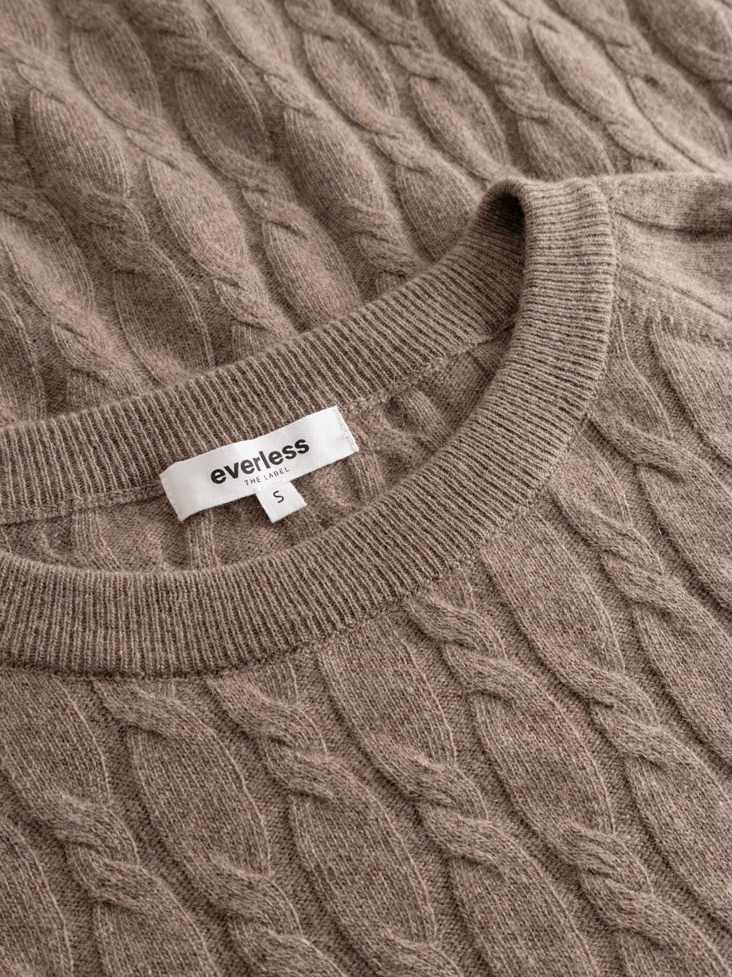 Strickpullover MILA brown melange