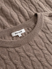 Strickpullover MILA brown melange