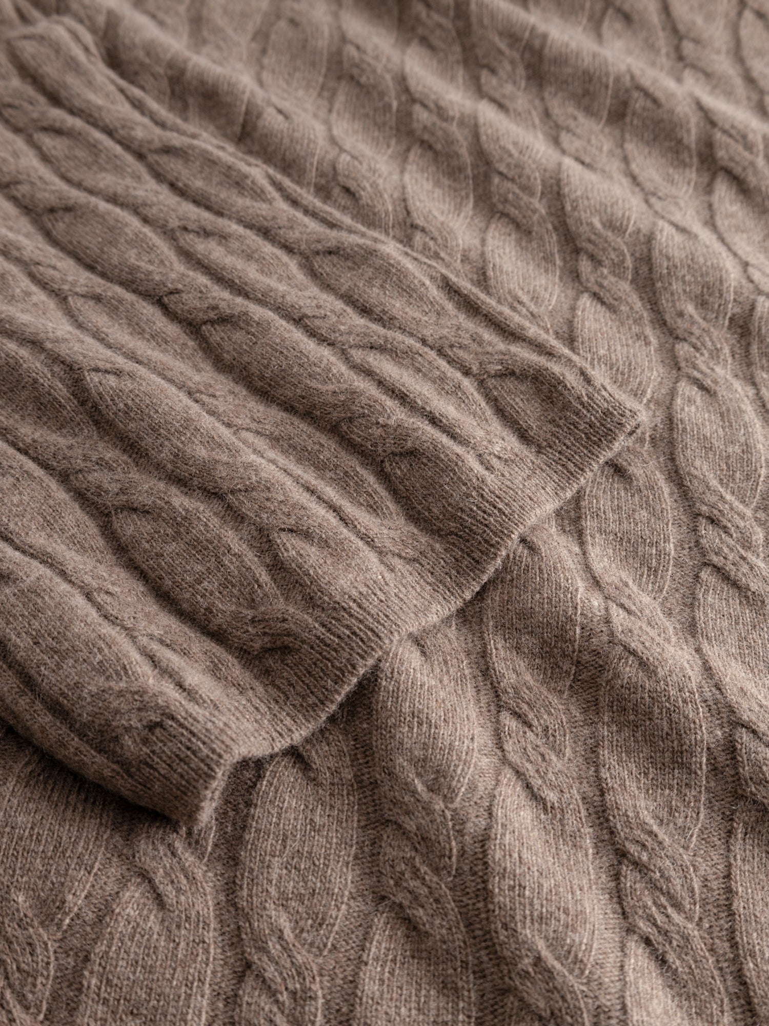 Strickpullover MILA brown melange