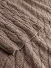 Strickpullover MILA brown melange