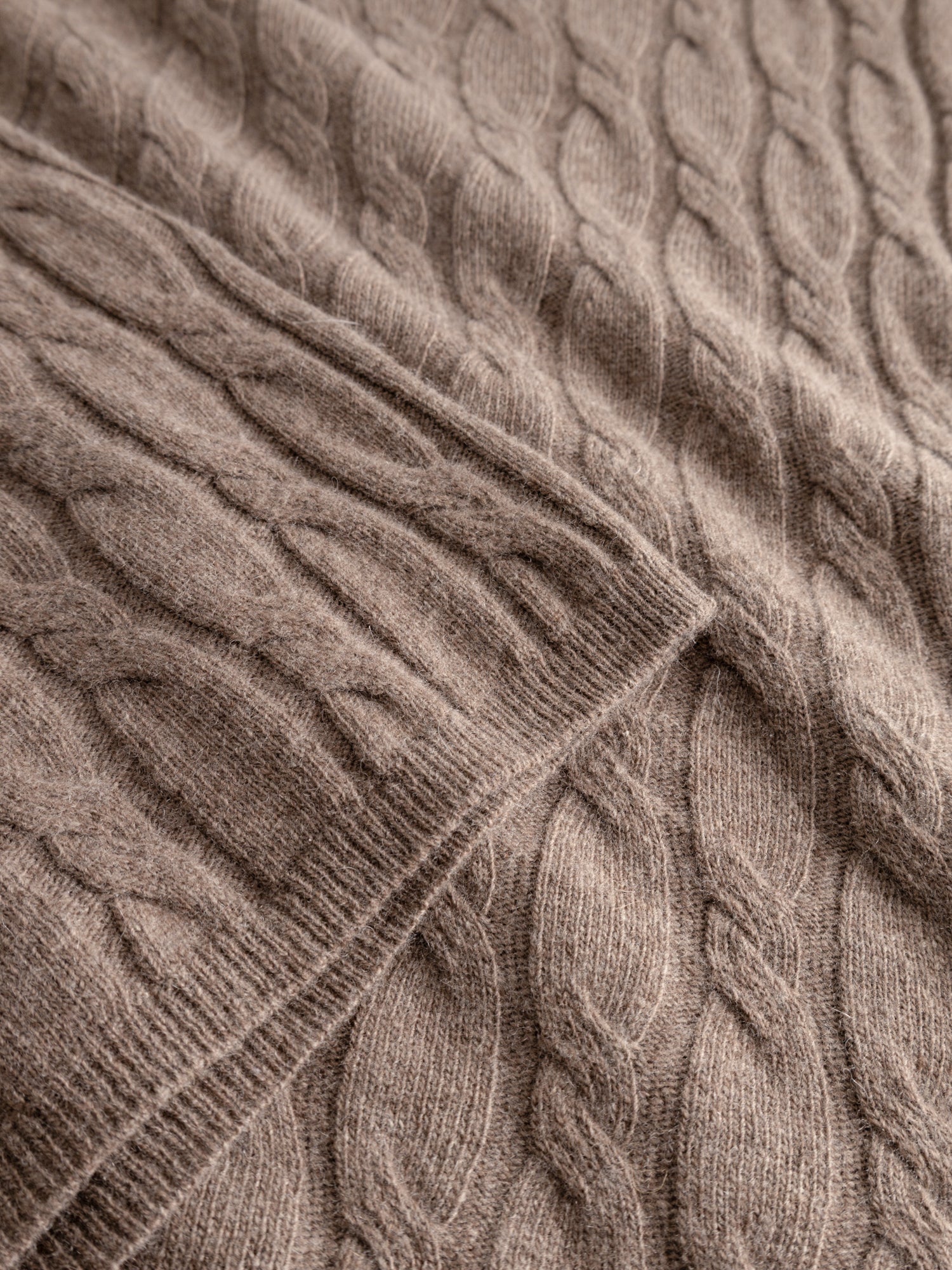 Strickpullover MILA brown melange