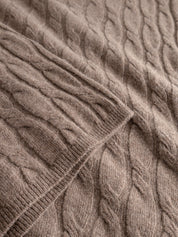 Strickpullover MILA brown melange