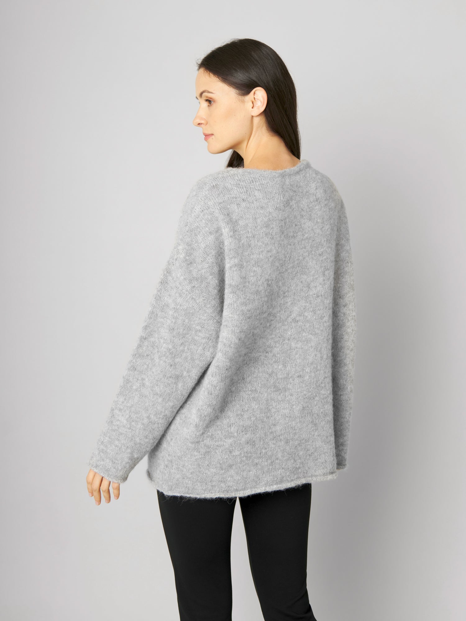Strickpullover MIMI cosy grey