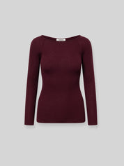 Longsleeve ELENI burgundy
