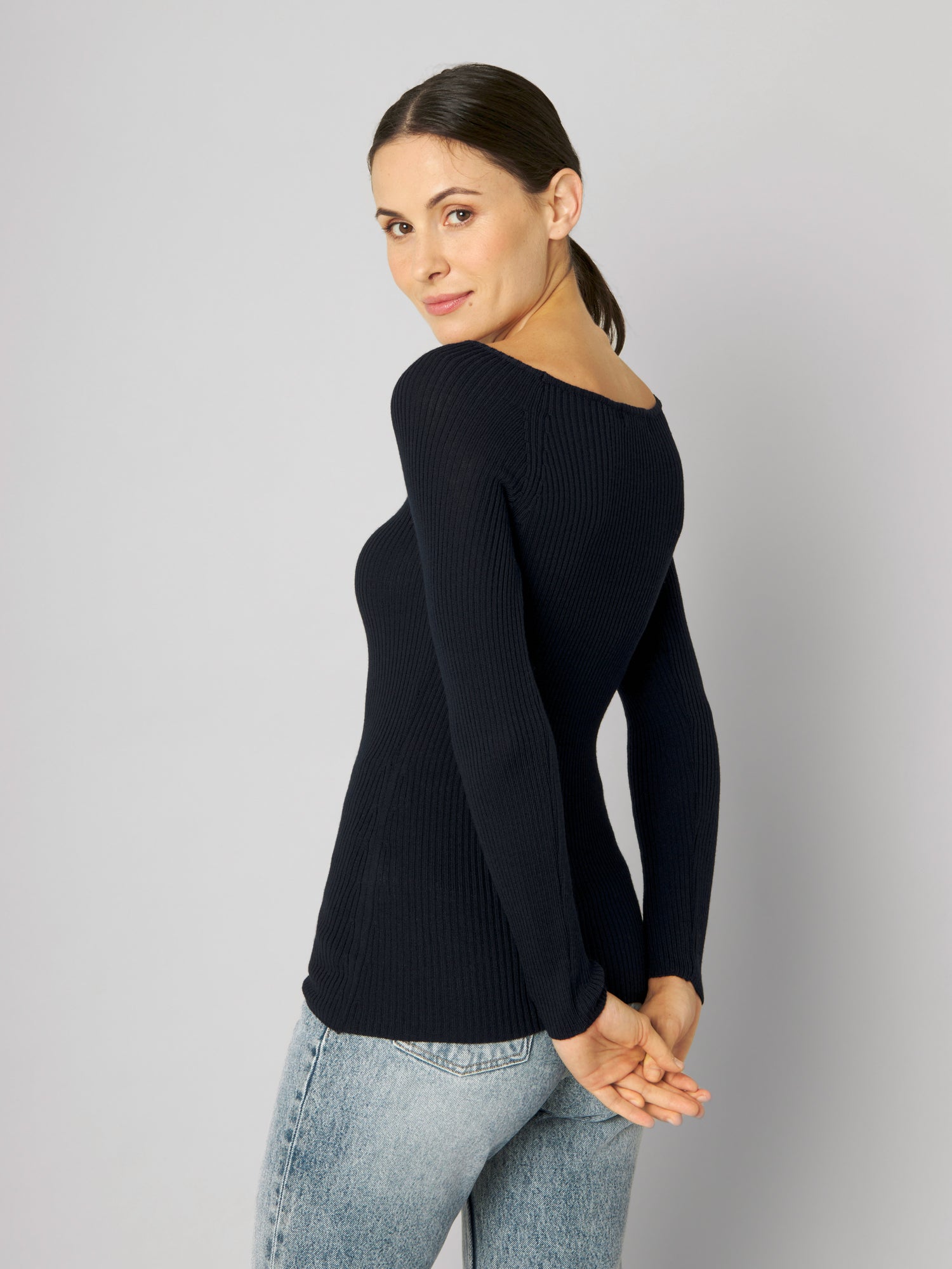 Longsleeve ELENI midnight blue