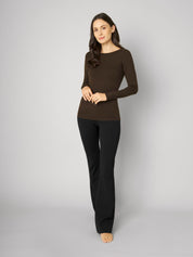 Longsleeve ISA dark brown