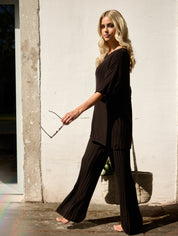 Strickhose ANOUK dark brown