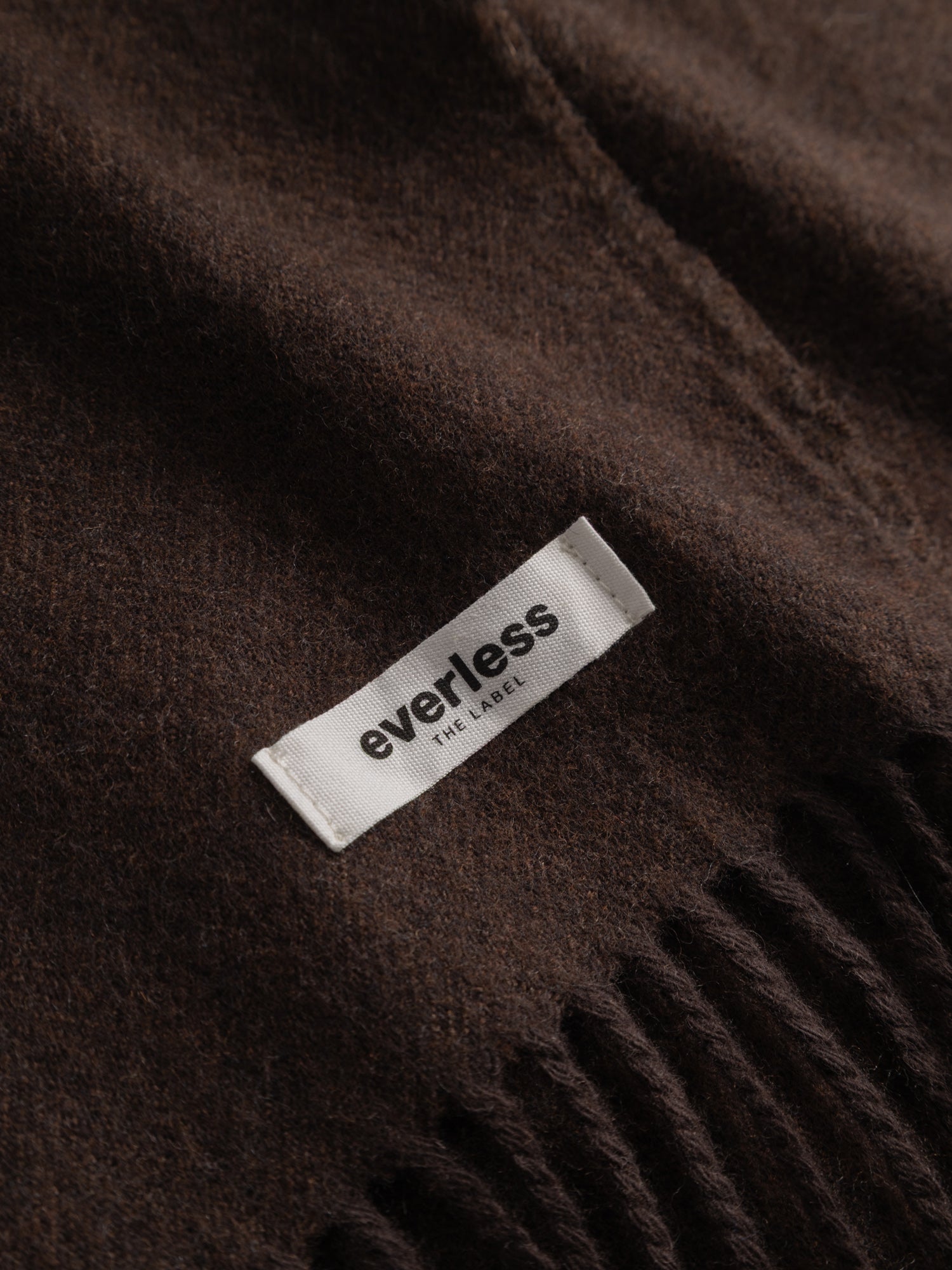 Wollschal PIPPA dark brown