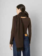 Wollschal PIPPA dark brown
