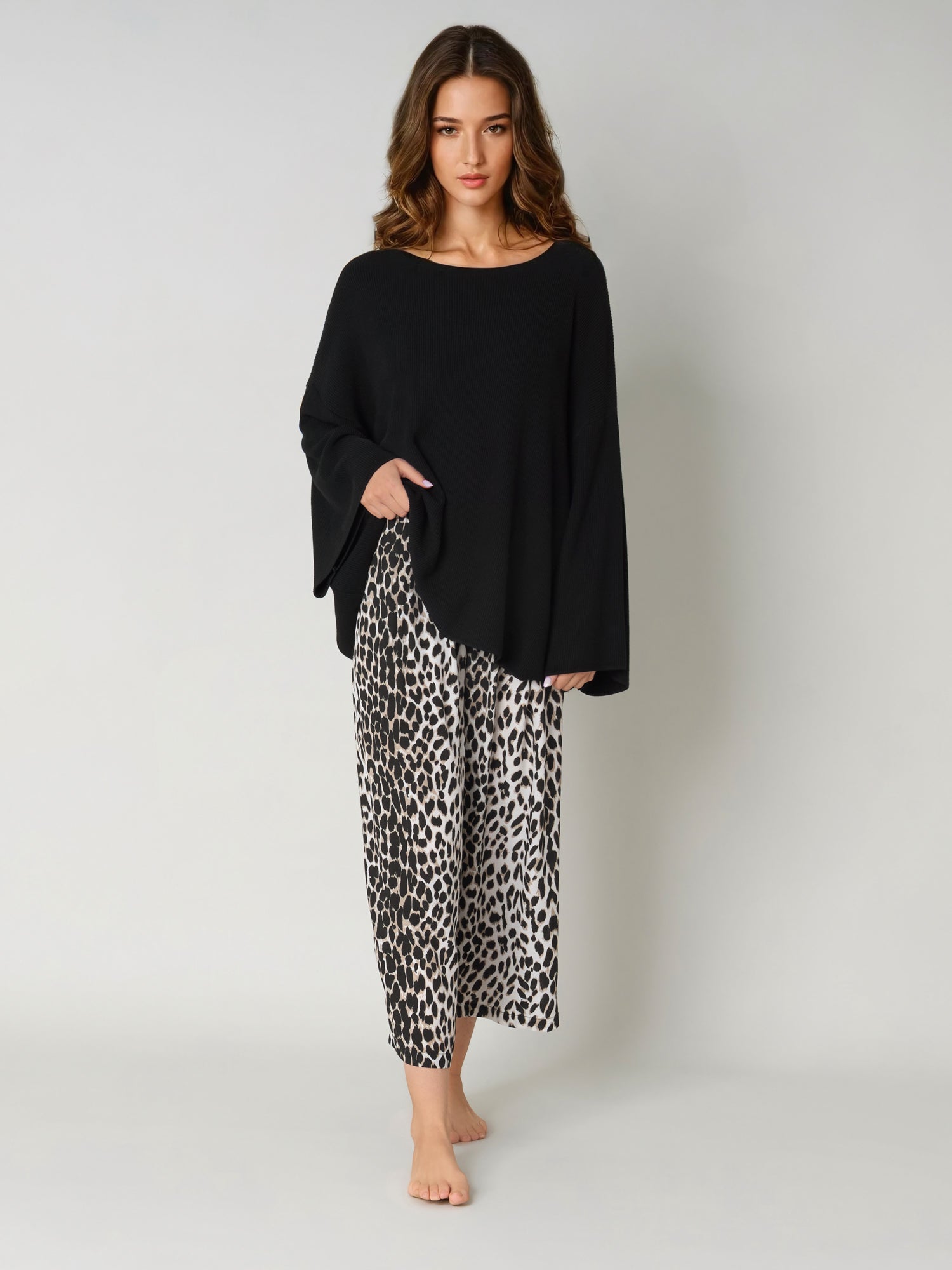 Strickpullover CARLA black