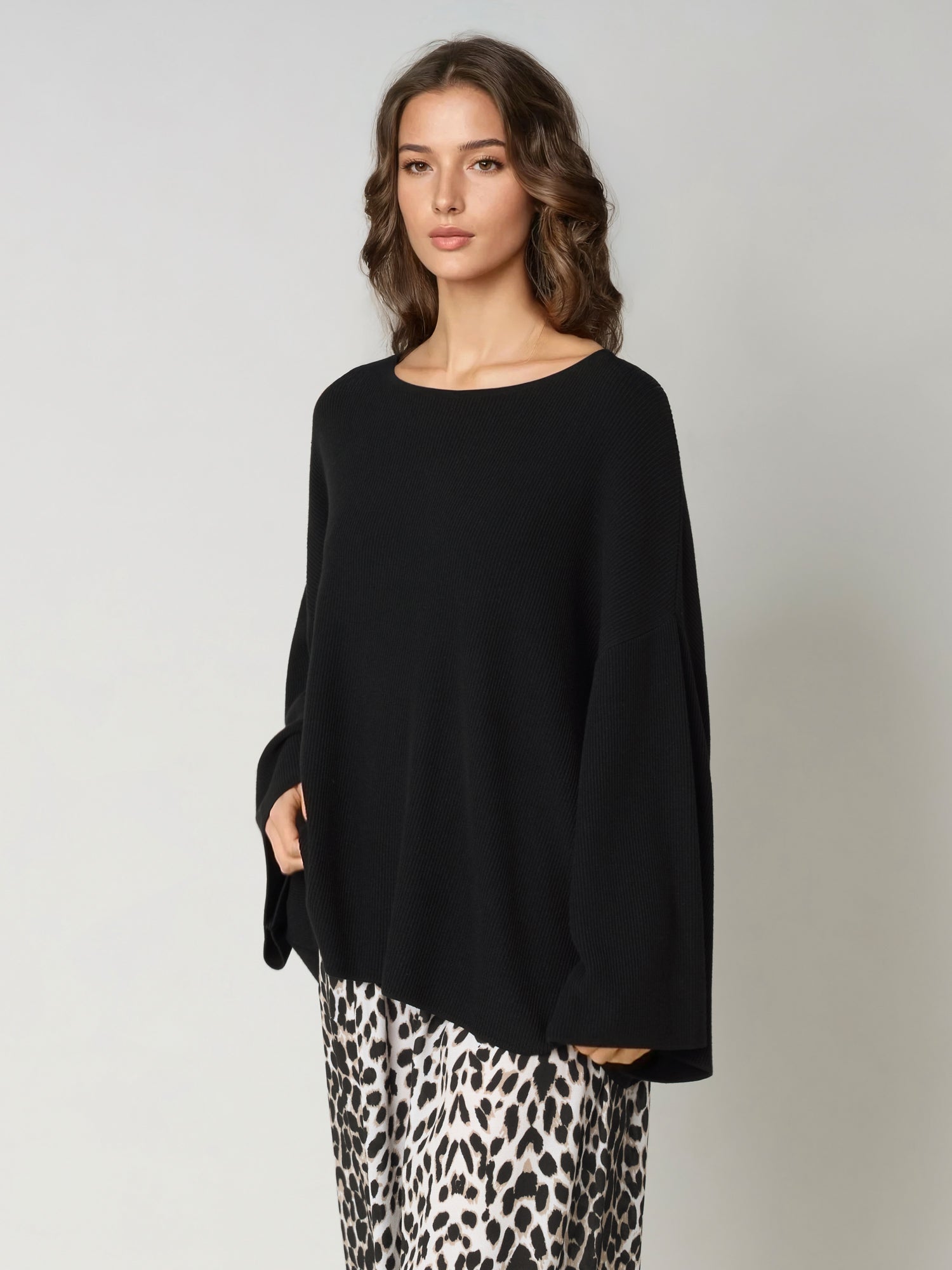 Strickpullover CARLA black