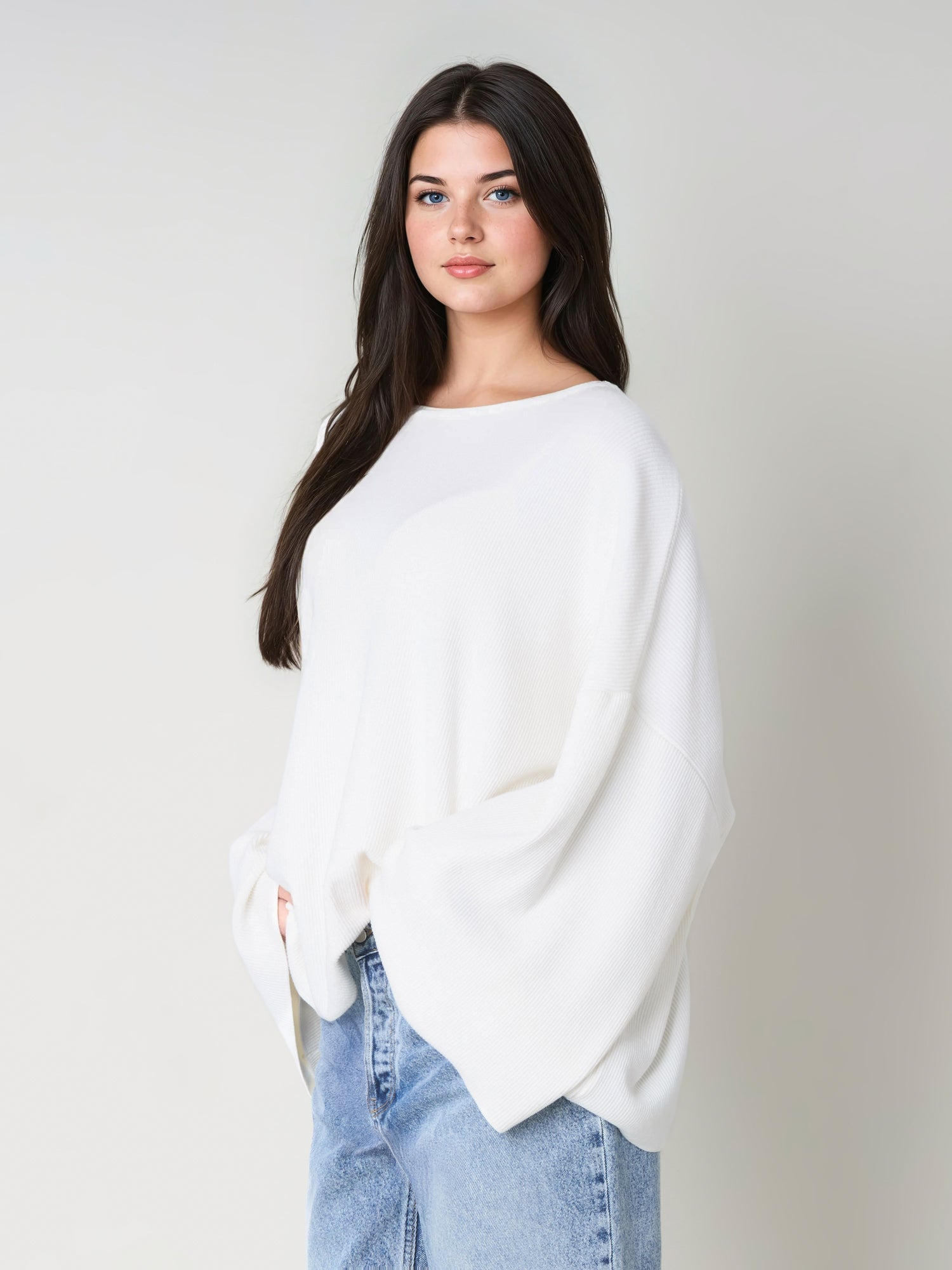 Strickpullover CARLA off-white