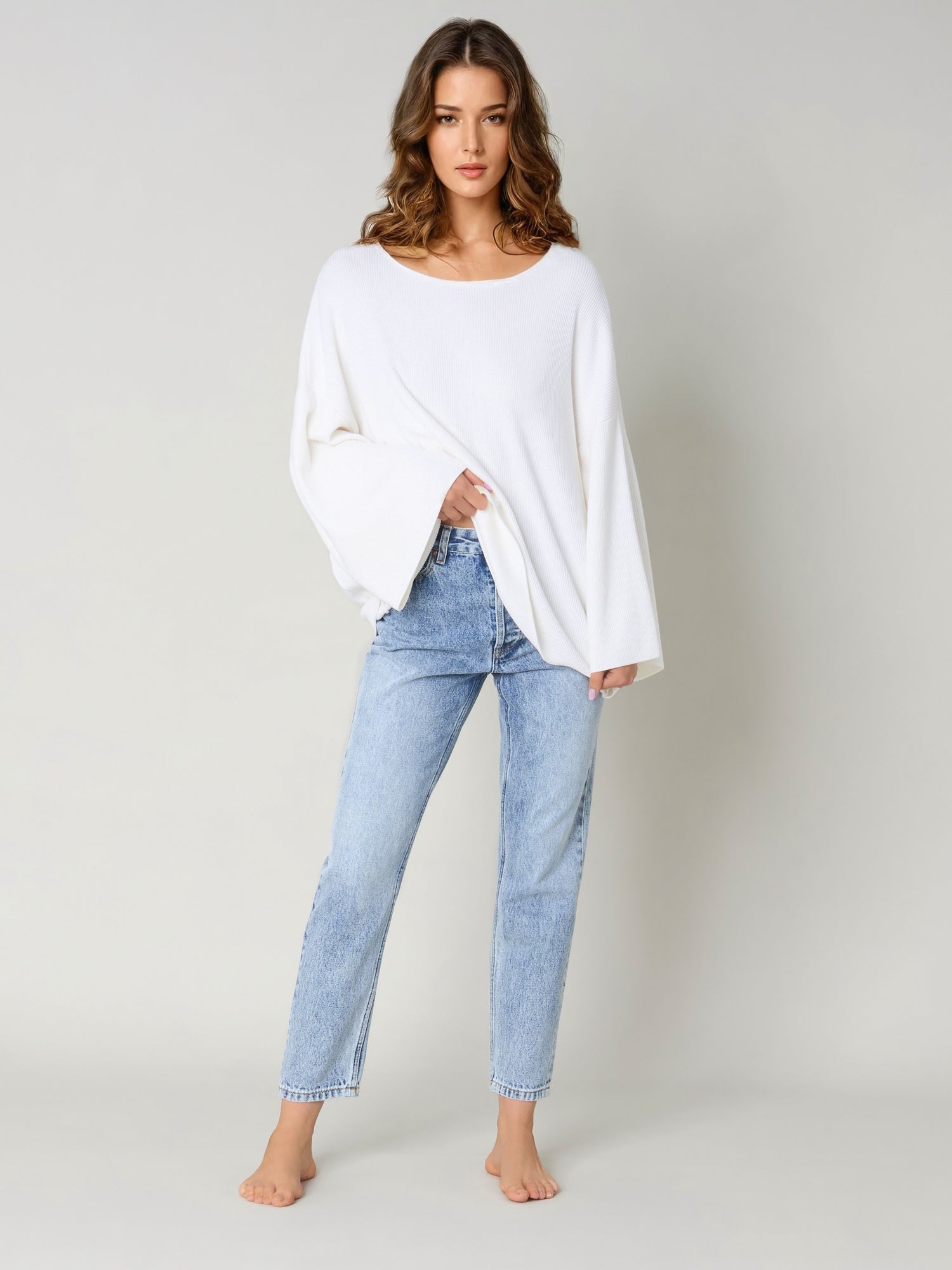 Strickpullover CARLA off-white