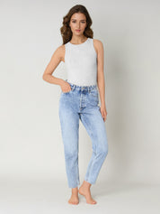 Top ANNA light grey melange